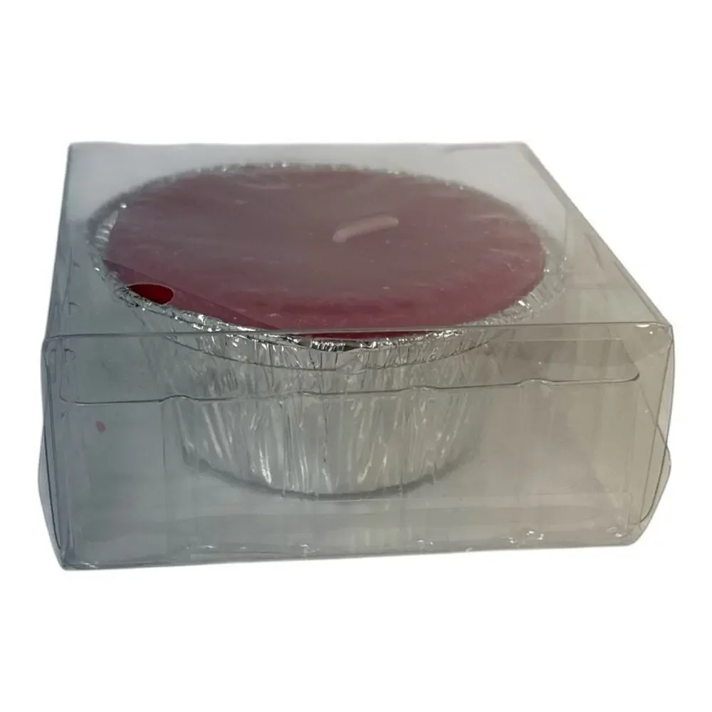 Honey Apple Scented Candle in Foil Tin Cup Red Single Wick 3oz Target NEW